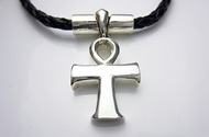 Ankh Silver Choker