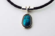 Turquoise Silver Choker