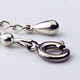 Sea Blue Chalcedony Silver Bracelet