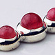 Rhodochrosite Silver Bracelet
