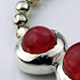 Rhodochrosite Silver Necklace