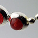 Rhodochrosite Silver Necklace