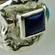 Lapis Lazuli & Turquoise Silver Ring