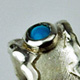 Turquoise & Carnelian Silver Ring