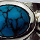 Turquoise & Carnelian Silver Ring